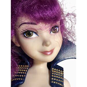Disney Hasbro 2014 Descendants Mal Doll 2014 Purple Hair
